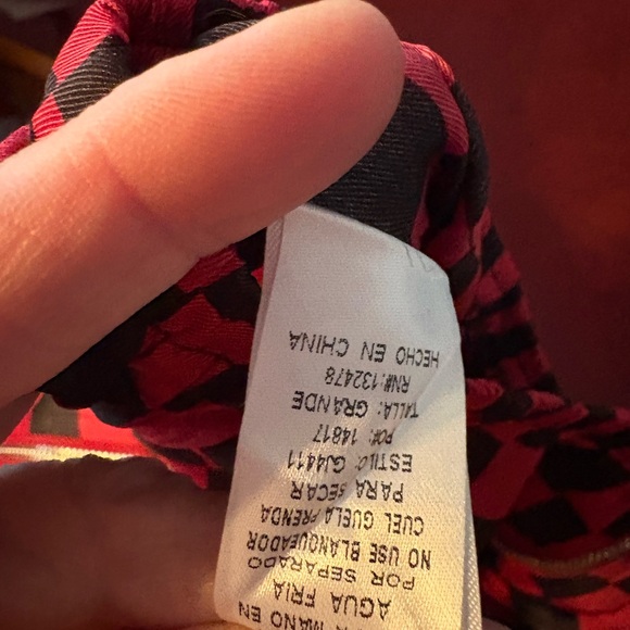 New Glam Red and Black Checkered Jacket - Picture 4 of 7